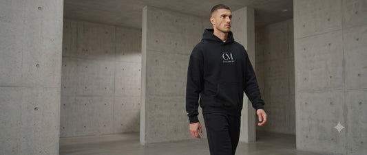 COCOMIMI FOUNDATION // 01 black hoodie lifestyle image